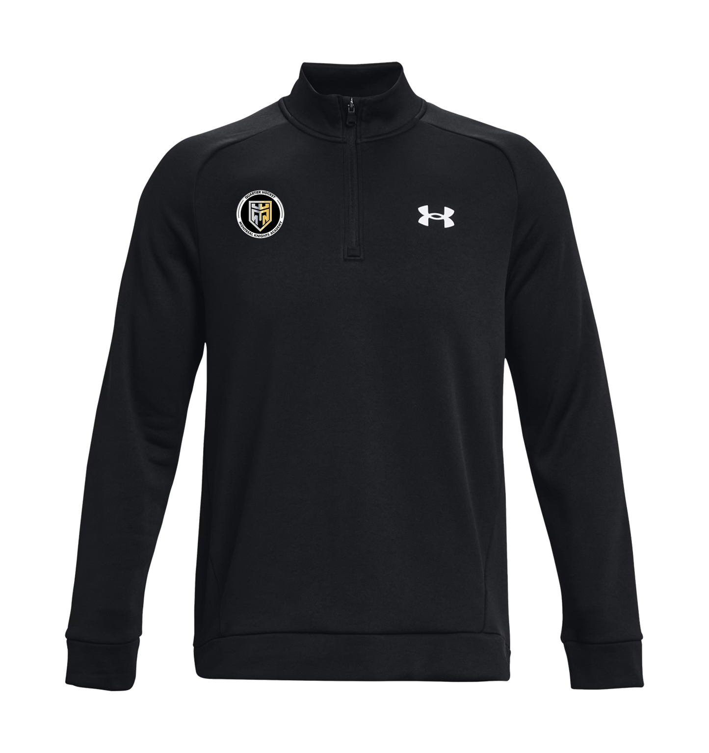 Men's Armour Fleece® ¼ Zip Black