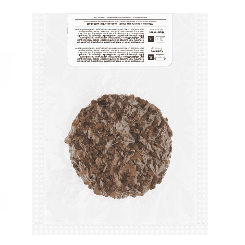 Saumon au citron sur lit de lentilles