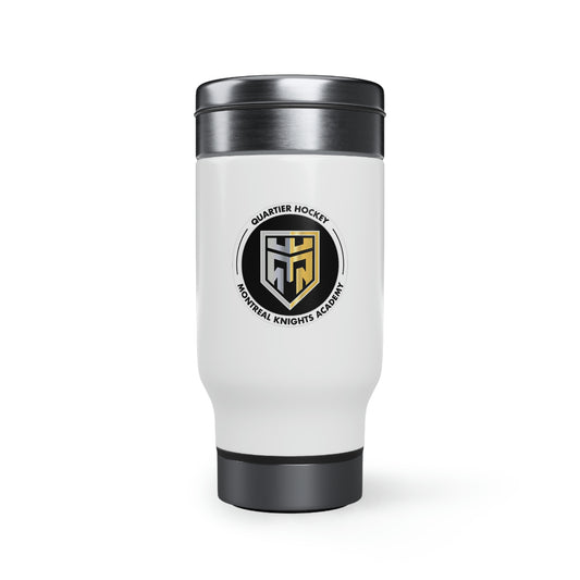 Stainless Steel Travel Mug with Handle, 14oz